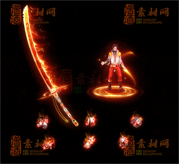 精品传奇全套剑甲系列素材20250702B：25-1