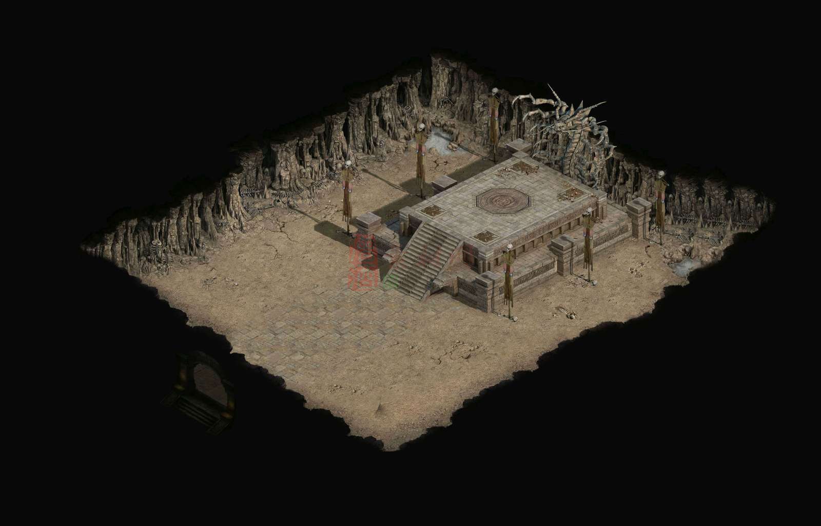 精品传奇真彩地图系列素材20250702A：77-1