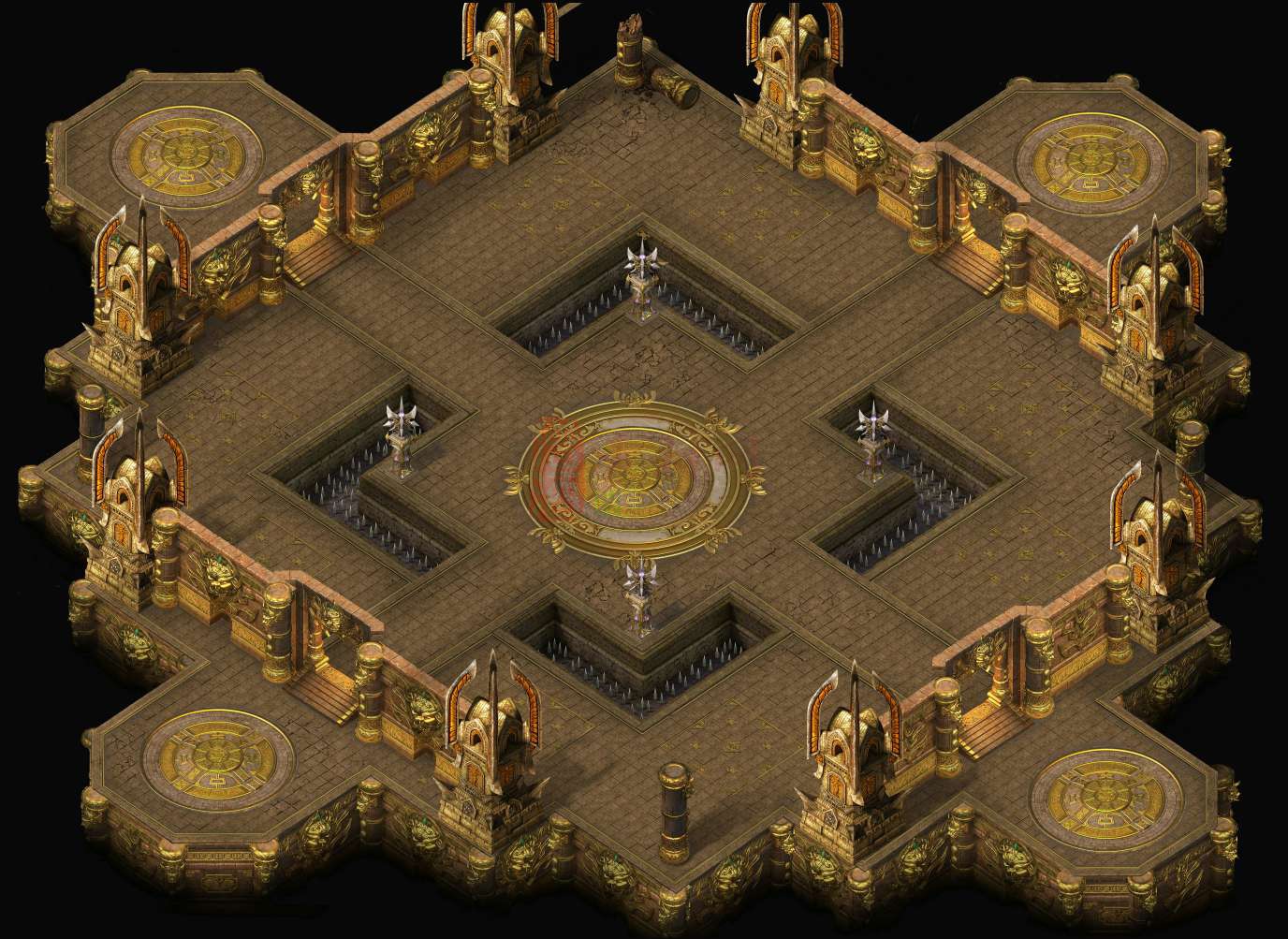 精品传奇真彩地图系列素材20250829A：61-1