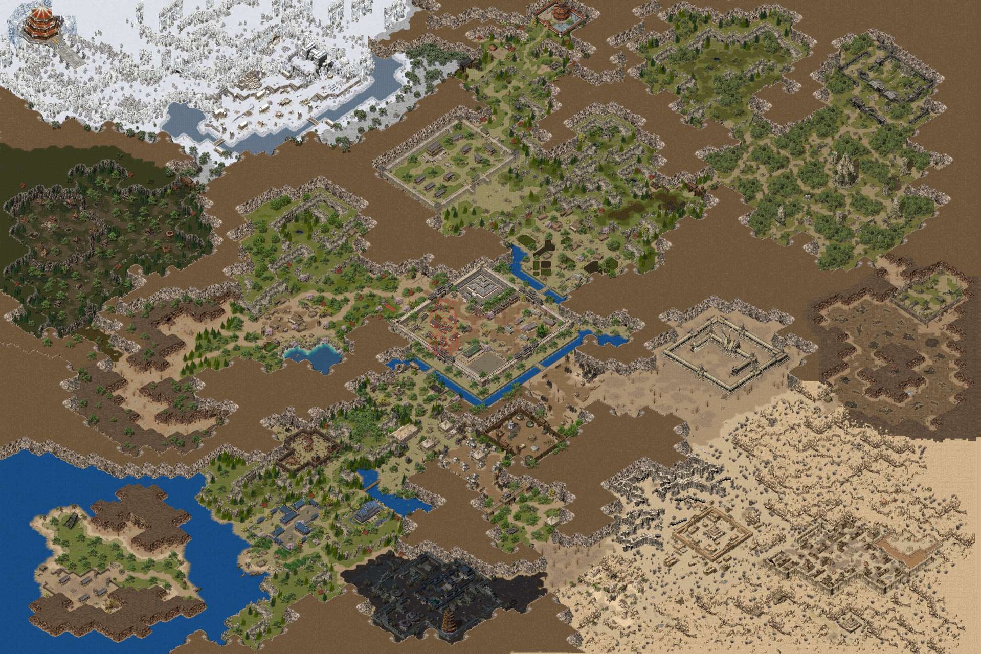 精品传奇真彩主城地图系列素材20250829A：130-1