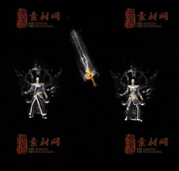 精品传奇男女剑甲系列素材20250831A：08-1