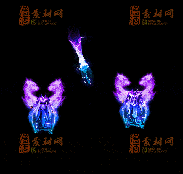 精品传奇男女剑甲系列素材20250831A：03-1