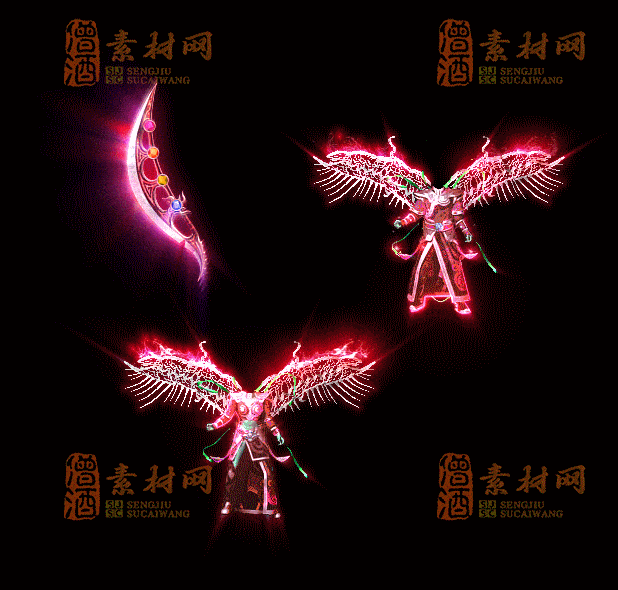 精品传奇男女剑甲系列素材20250831A：01-1