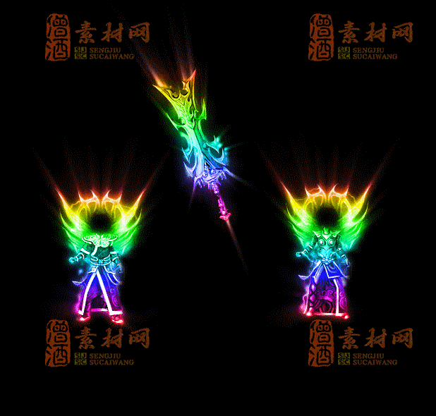 精品传奇男女剑甲系列素材20250831A：02-1