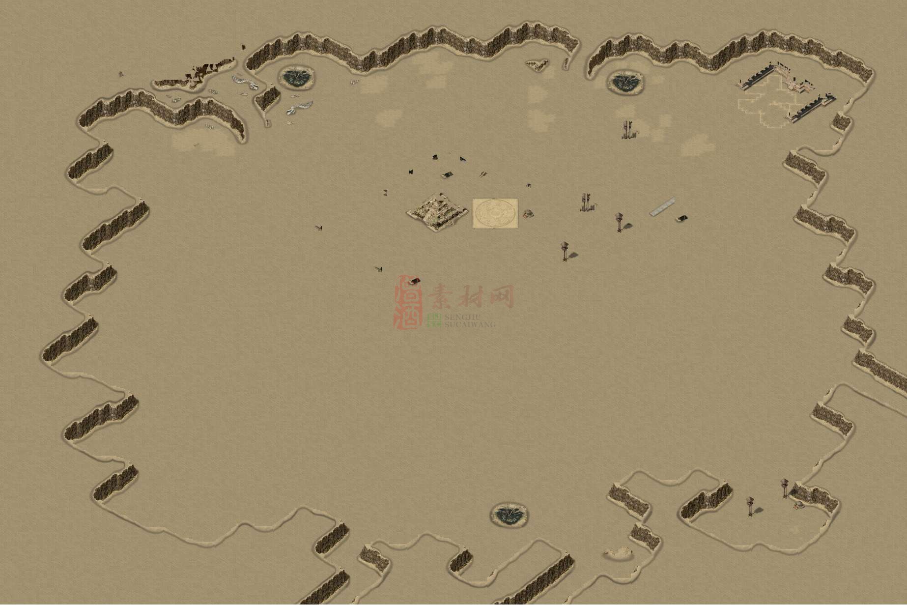 精品传奇真彩系列主城地图素材20250908A：68-1