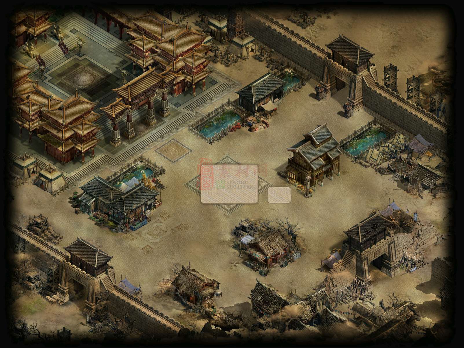 精品传奇真彩系列主城地图素材20250908A：69-1