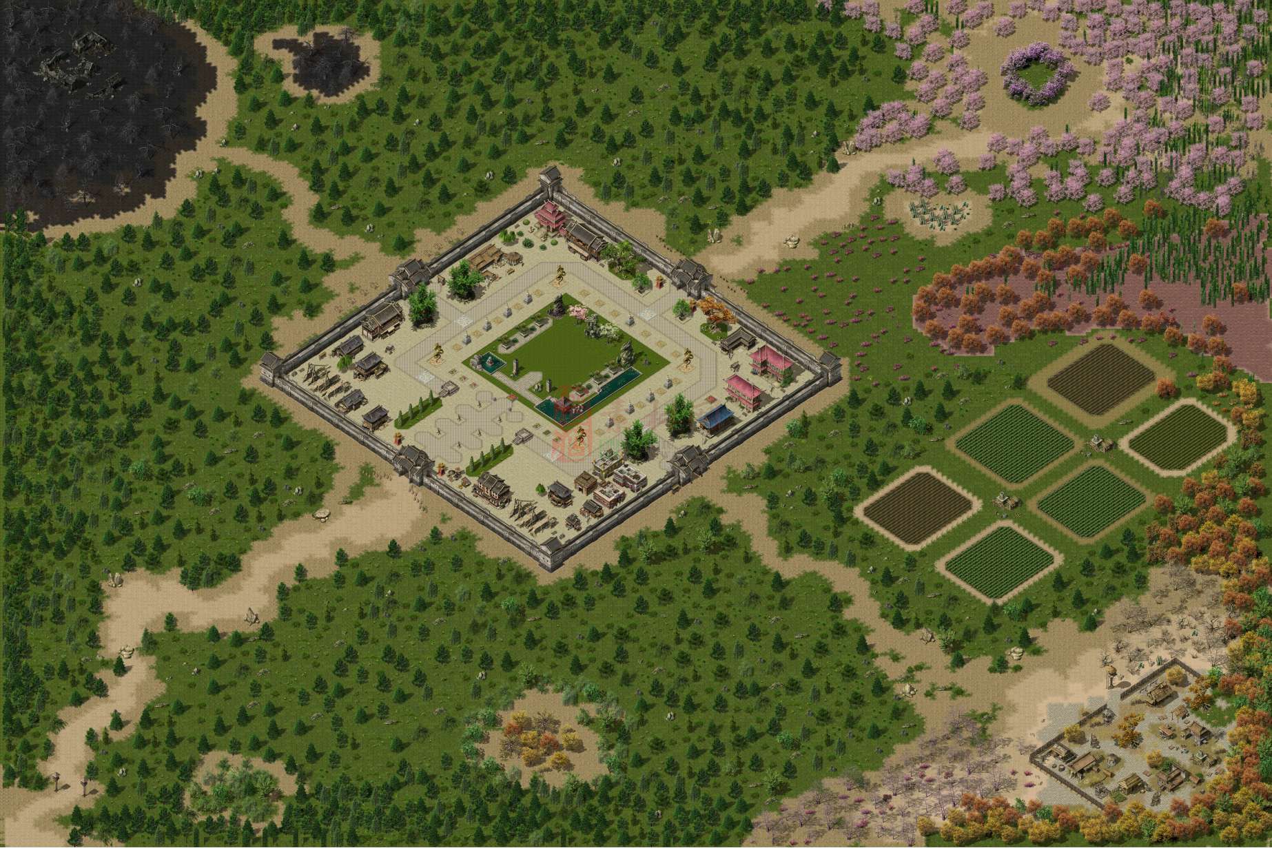 精品传奇真彩系列主城地图素材20250908A：49-1