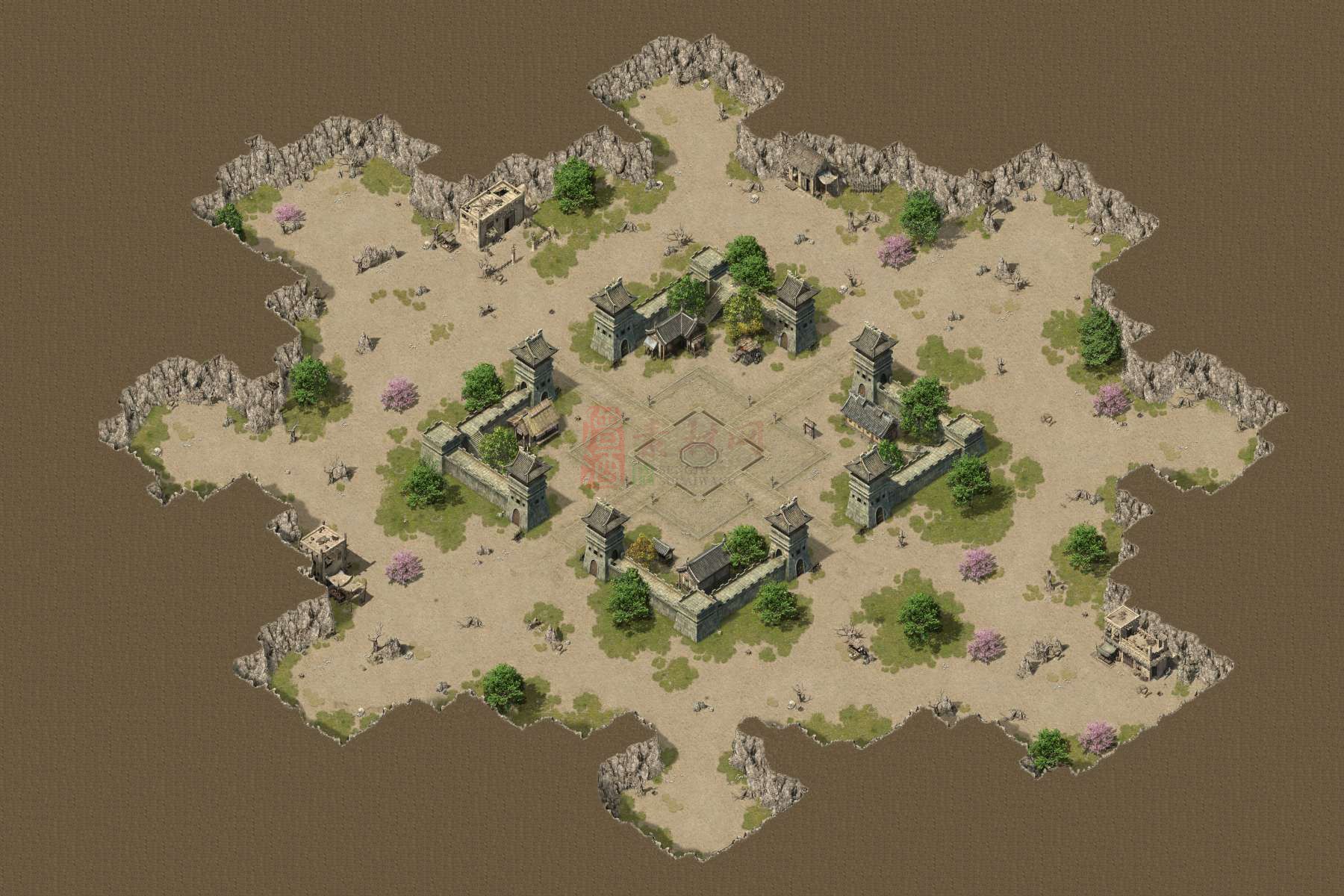 精品传奇真彩系列主城地图素材20250908A：23-1