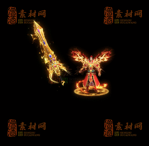 精品传奇复古类剑甲系列素材20250909A：69-1