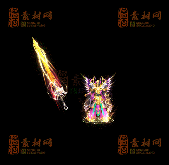 精品传奇复古类剑甲系列素材20250909A：58-1