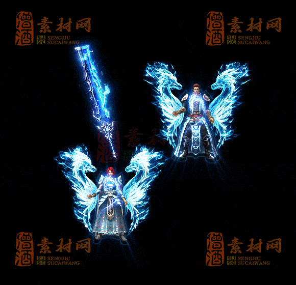 精品传奇男女剑甲系列素材20250909A：168-1