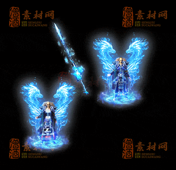 精品传奇男女剑甲系列素材20250909A：170-1