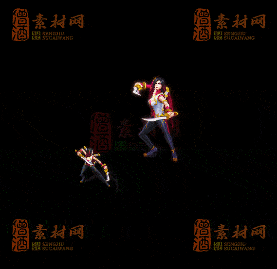 精品传奇一体时装系列素材20250909A：95-1