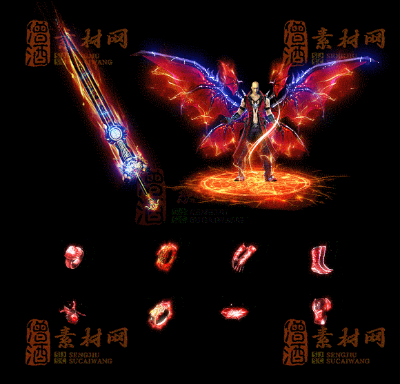 精品传奇首饰剑甲全套素材20250911A：17-1