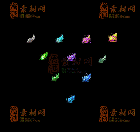 背包羽毛素材20250916A01-1