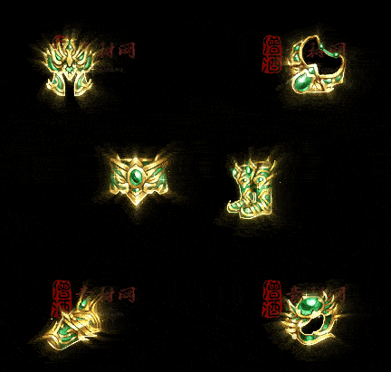 精品传奇特效首饰系列素材20251005A：162-1