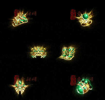 精品传奇特效首饰系列素材20251005A：159-1