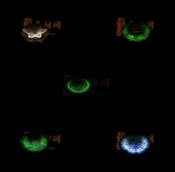 精品传奇特效脚下光环系列素材20251007A：89-1