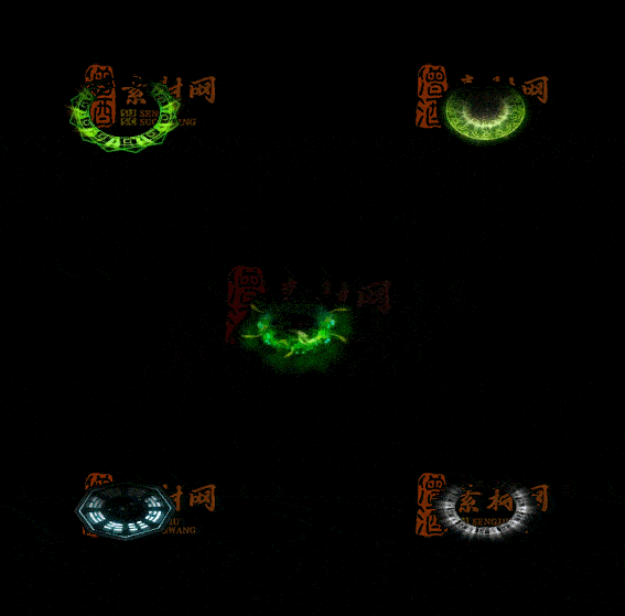 精品传奇特效脚下光环系列素材20251007A：88-1