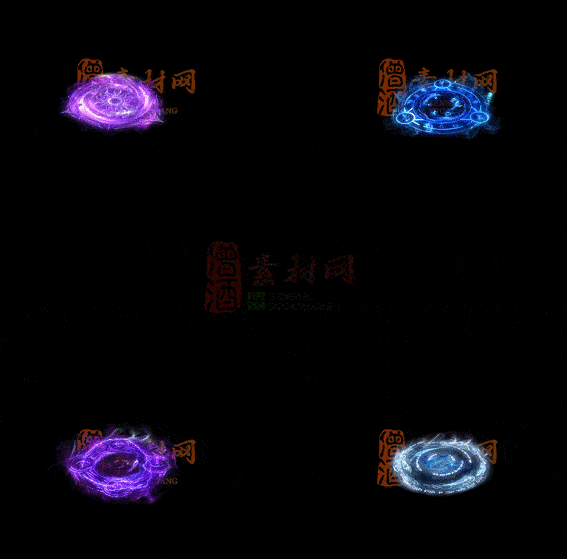 精品传奇特效脚下光环系列素材20251007A：84-1