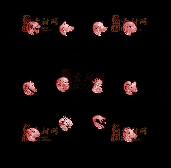 精品传奇十二生肖系列素材20251007A：17-1
