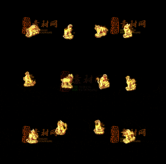 精品传奇十二生肖系列素材20251007A：02-1