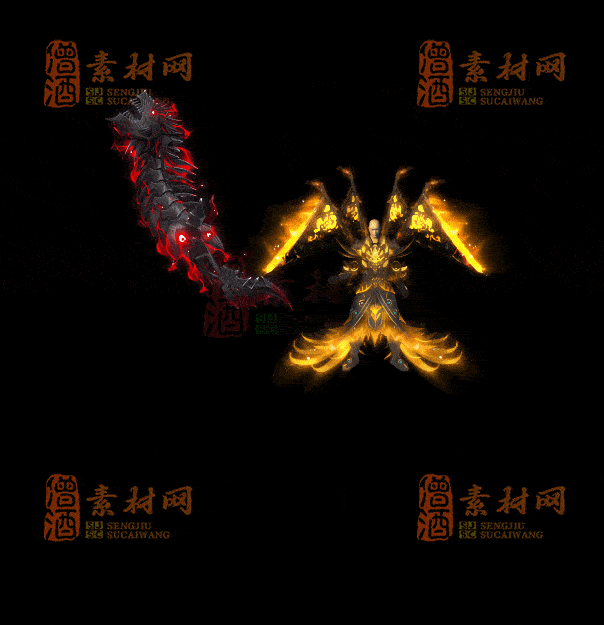 精品首发传奇标准剑甲系列素材支持手游20251011：348-1